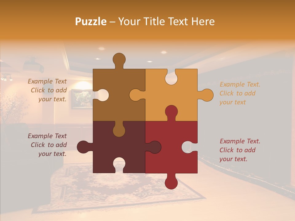 Curtain Brown Entertainment PowerPoint Template