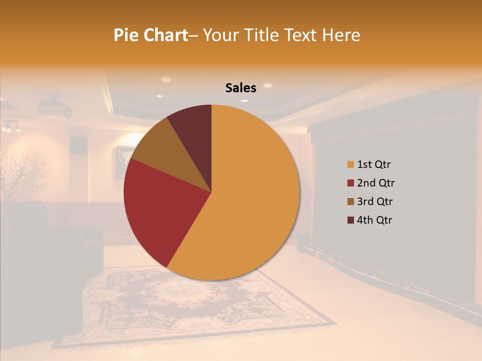 Curtain Brown Entertainment PowerPoint Template