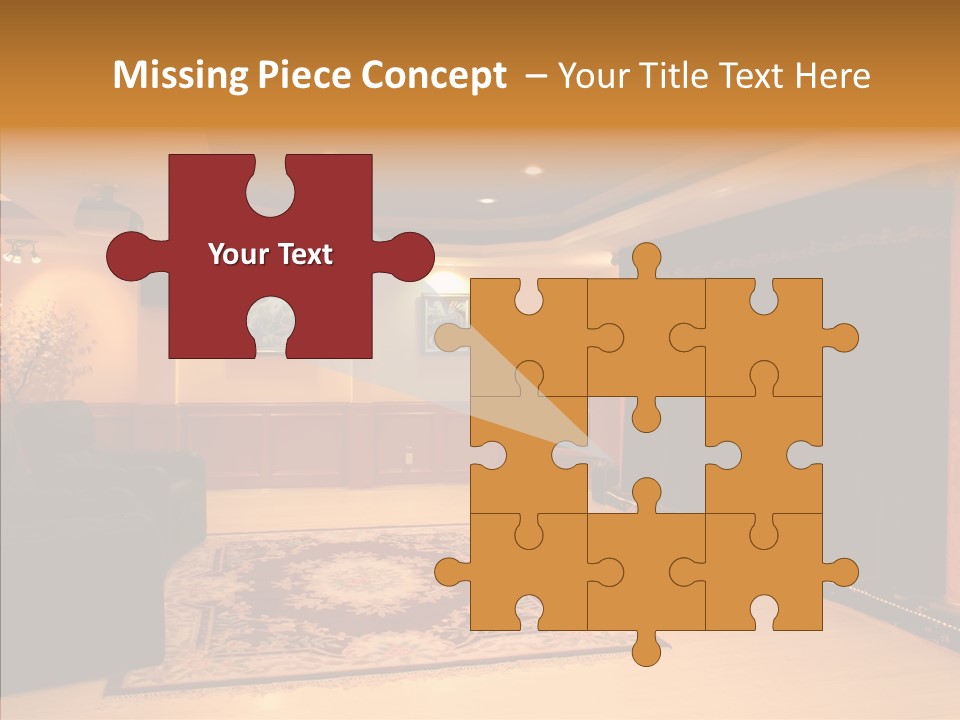 Curtain Brown Entertainment PowerPoint Template