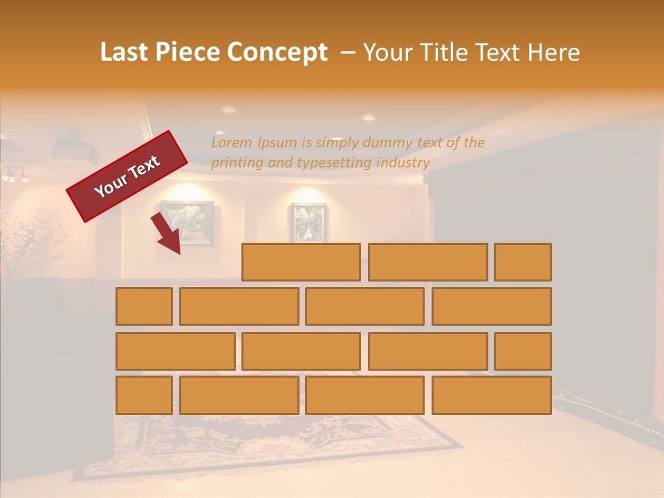 Curtain Brown Entertainment PowerPoint Template