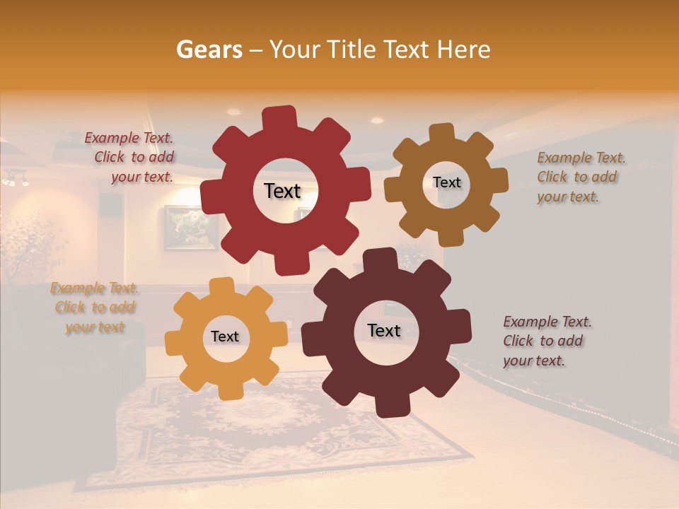 Curtain Brown Entertainment PowerPoint Template