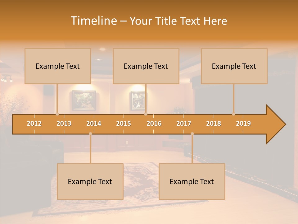 Curtain Brown Entertainment PowerPoint Template