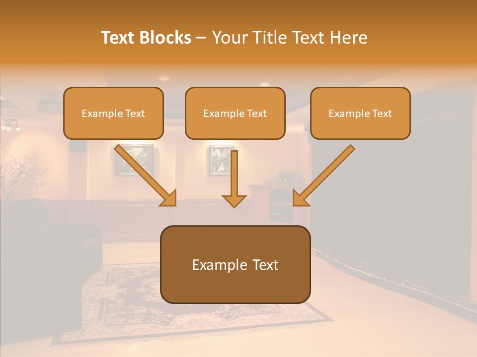 Curtain Brown Entertainment PowerPoint Template