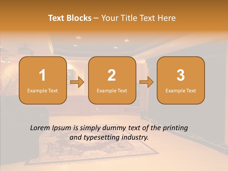 Curtain Brown Entertainment PowerPoint Template