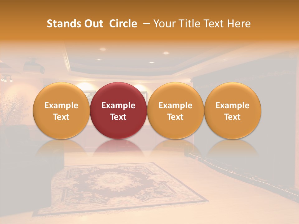 Curtain Brown Entertainment PowerPoint Template