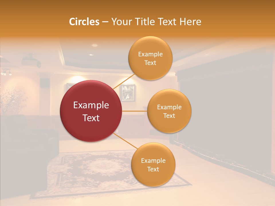 Curtain Brown Entertainment PowerPoint Template