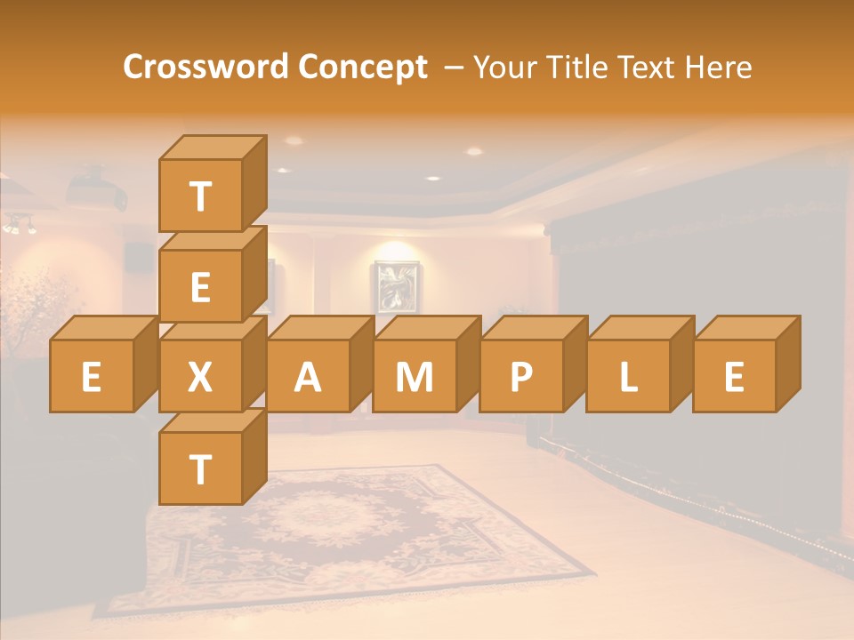 Curtain Brown Entertainment PowerPoint Template