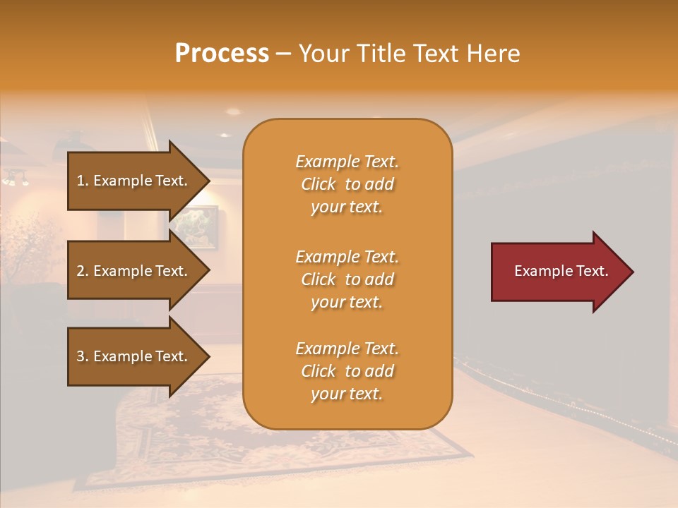 Curtain Brown Entertainment PowerPoint Template