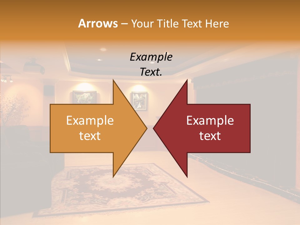 Curtain Brown Entertainment PowerPoint Template