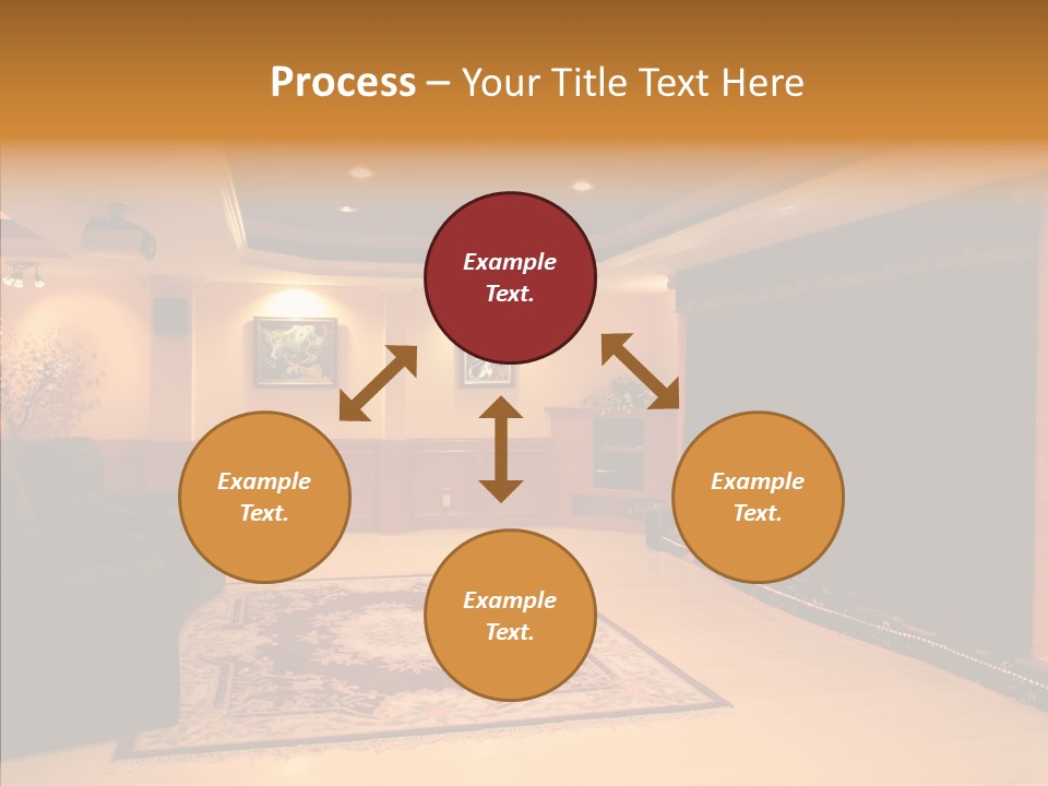 Curtain Brown Entertainment PowerPoint Template