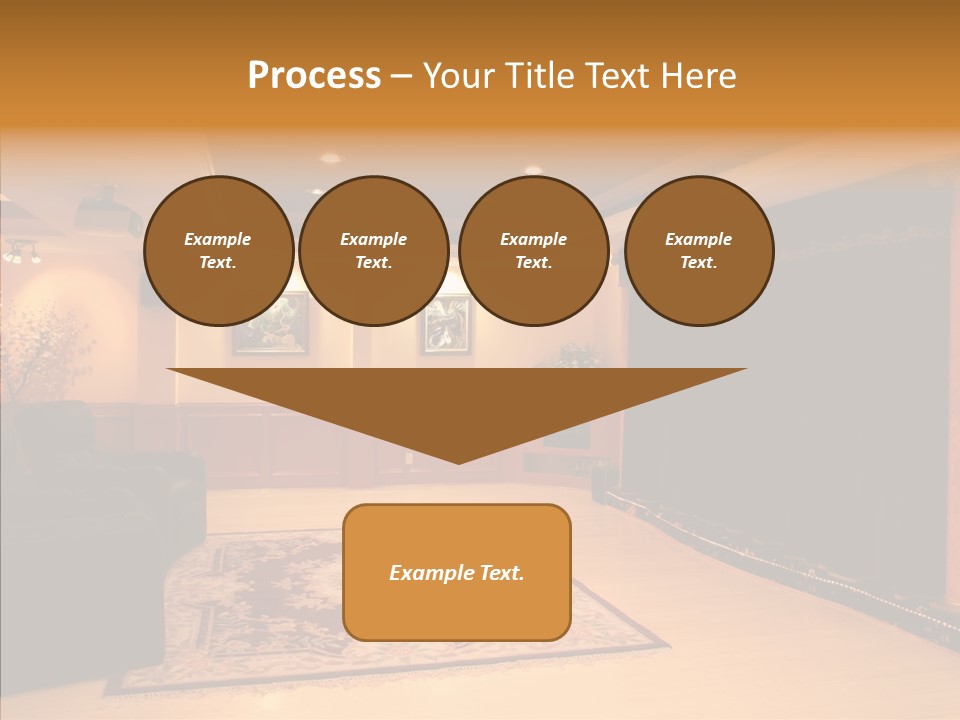 Curtain Brown Entertainment PowerPoint Template