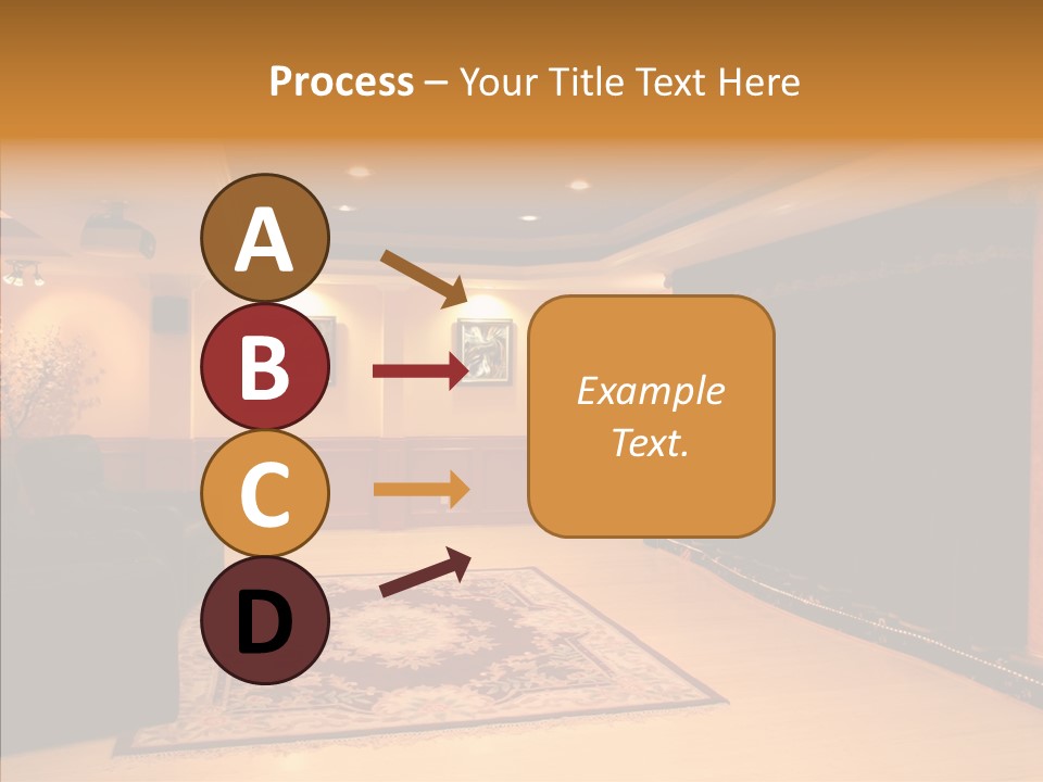 Curtain Brown Entertainment PowerPoint Template