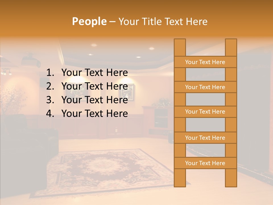 Curtain Brown Entertainment PowerPoint Template