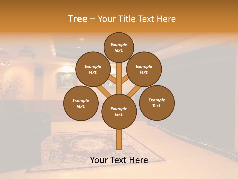 Curtain Brown Entertainment PowerPoint Template