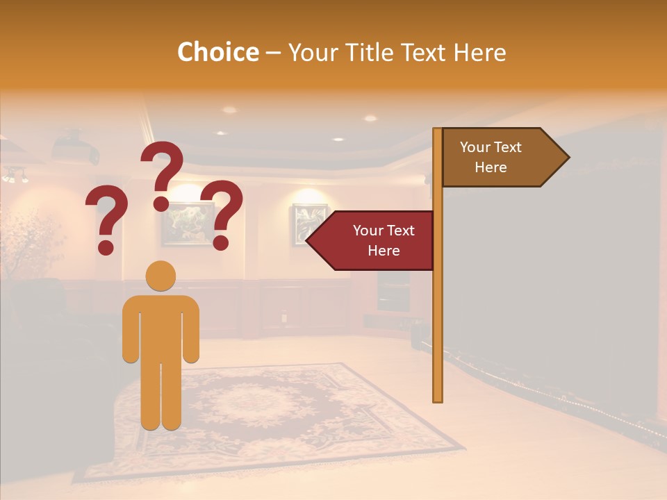 Curtain Brown Entertainment PowerPoint Template