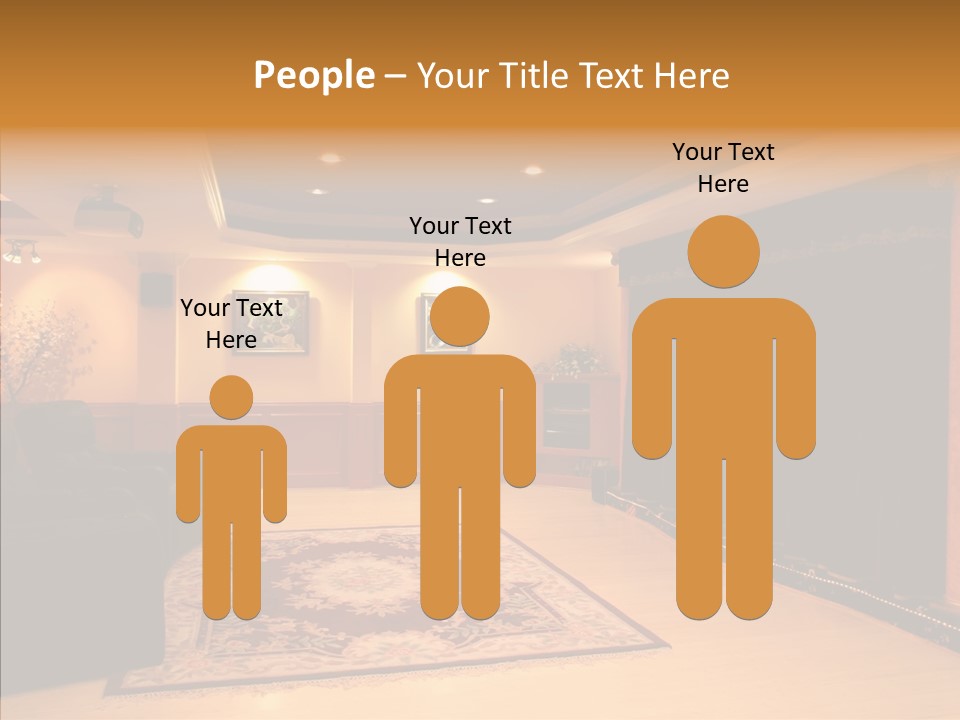 Curtain Brown Entertainment PowerPoint Template