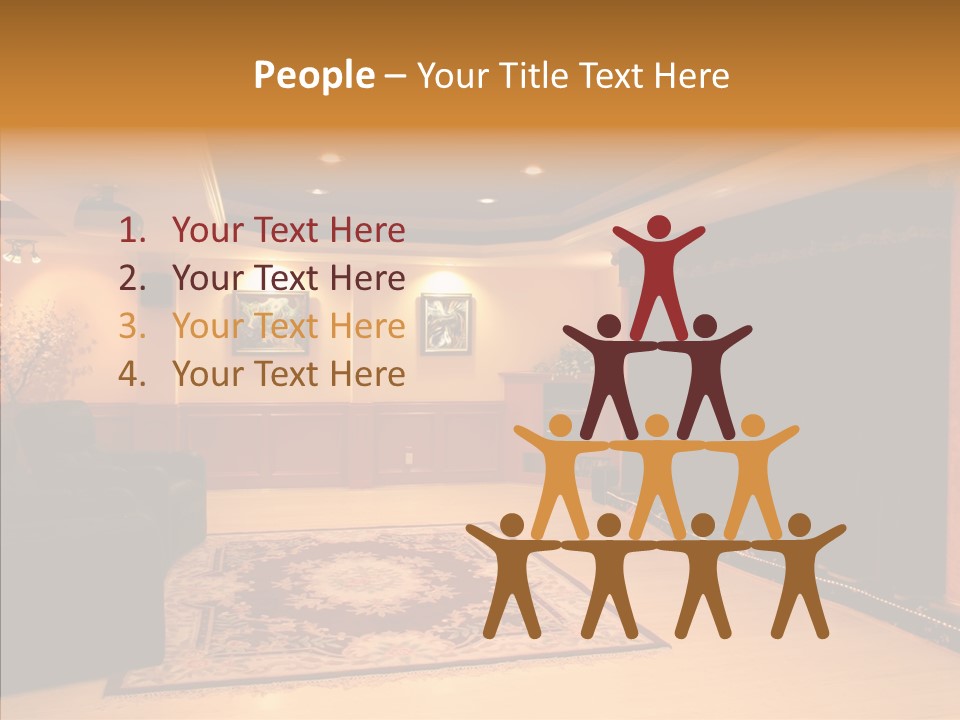 Curtain Brown Entertainment PowerPoint Template