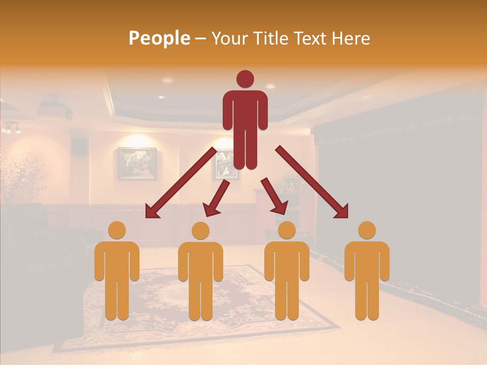 Curtain Brown Entertainment PowerPoint Template