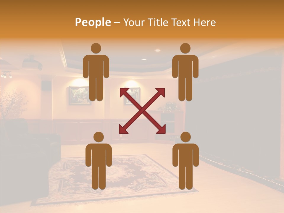 Curtain Brown Entertainment PowerPoint Template