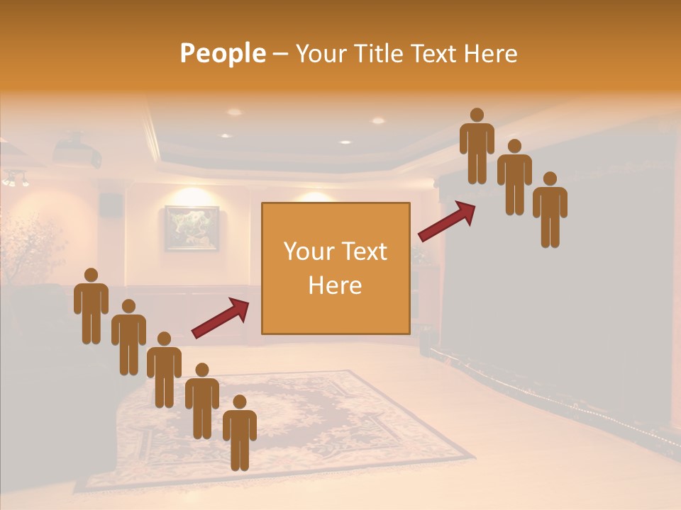 Curtain Brown Entertainment PowerPoint Template