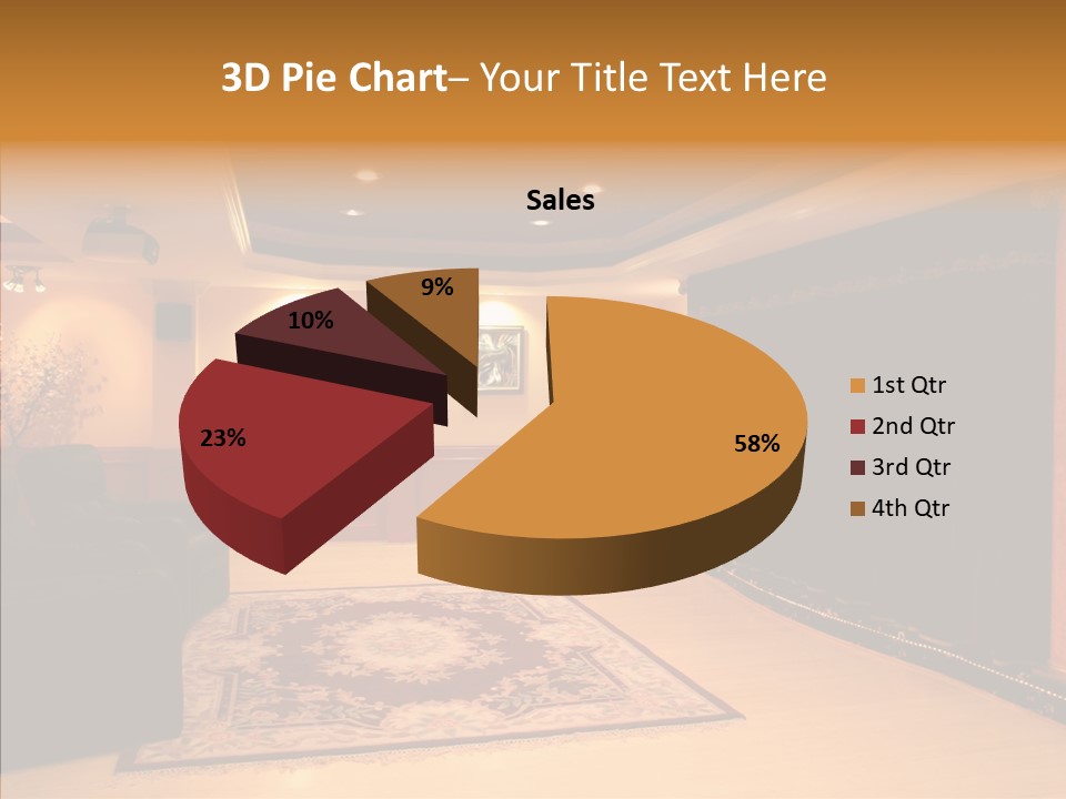 Curtain Brown Entertainment PowerPoint Template