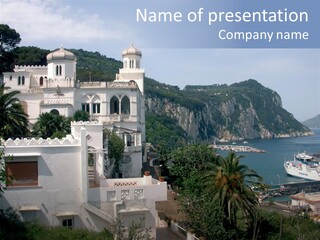 Sea Ocean Italian PowerPoint Template