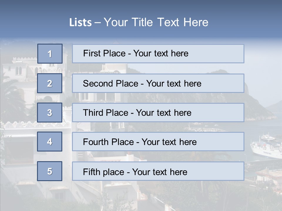 Sea Ocean Italian PowerPoint Template