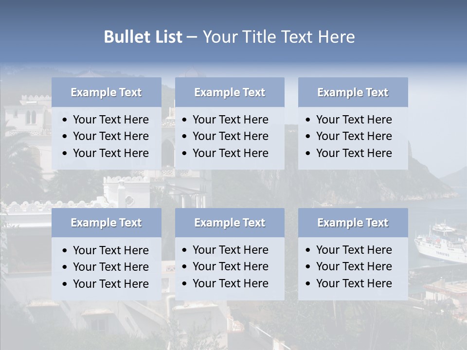 Sea Ocean Italian PowerPoint Template