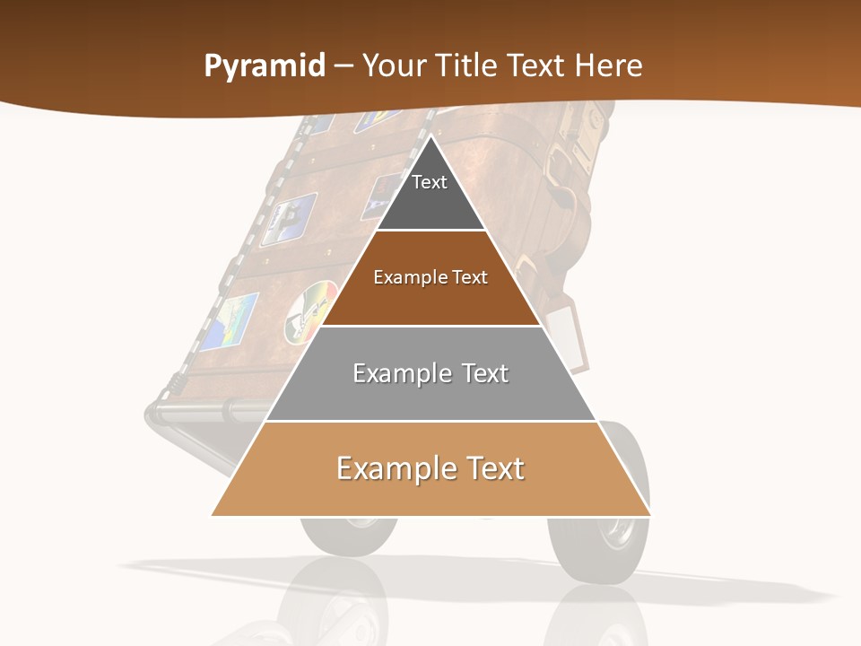 Traveler Rendered Bag PowerPoint Template