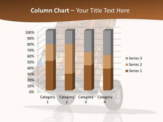 Traveler Rendered Bag PowerPoint Template