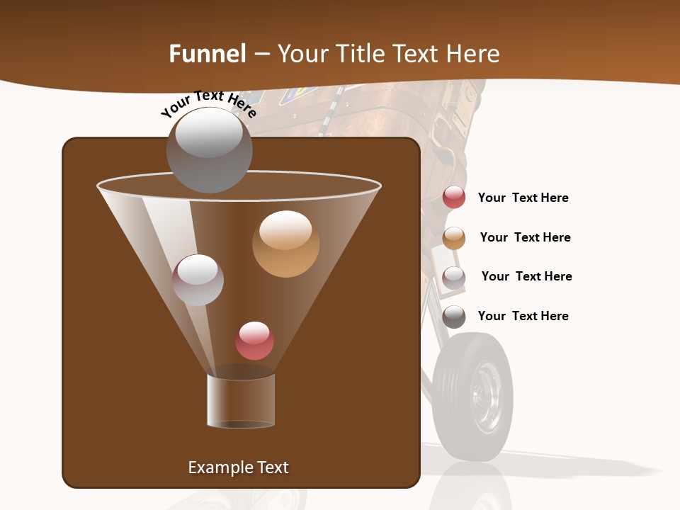 Traveler Rendered Bag PowerPoint Template