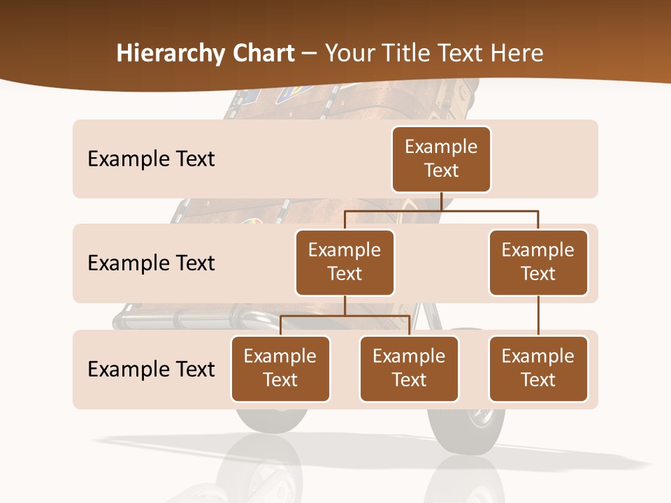 Traveler Rendered Bag PowerPoint Template