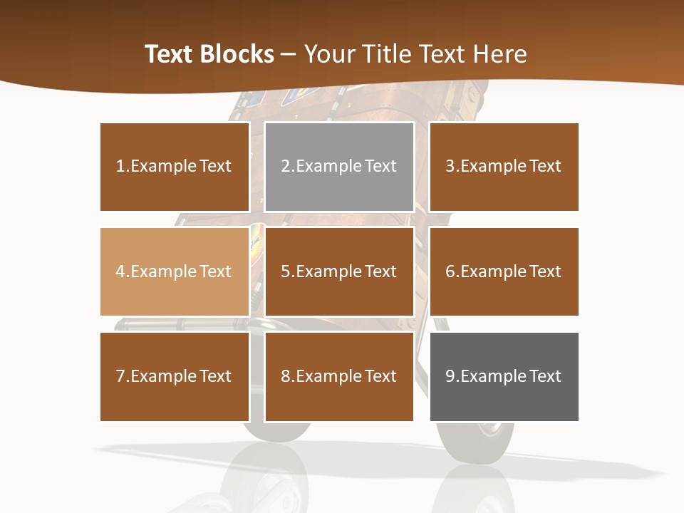 Traveler Rendered Bag PowerPoint Template