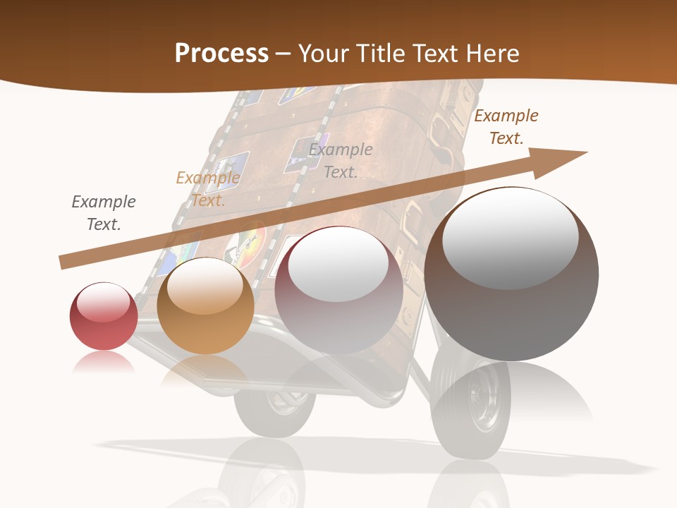 Traveler Rendered Bag PowerPoint Template