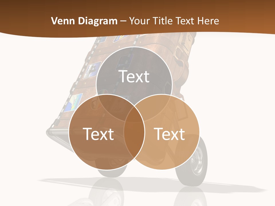 Traveler Rendered Bag PowerPoint Template