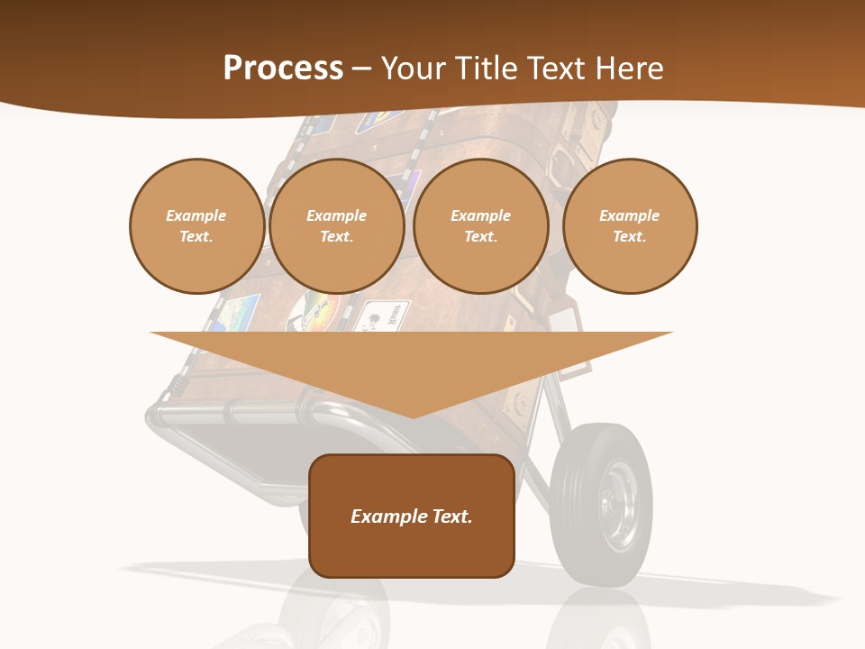 Traveler Rendered Bag PowerPoint Template