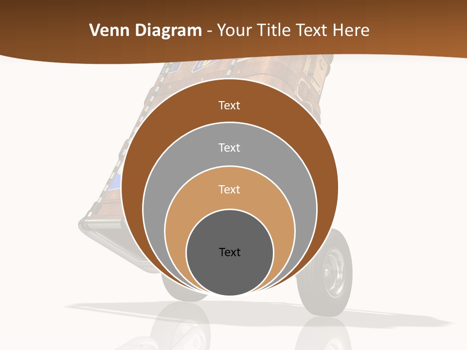 Traveler Rendered Bag PowerPoint Template