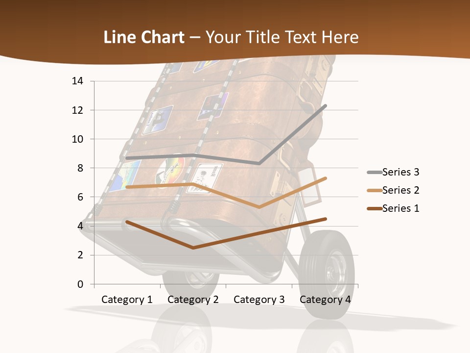 Traveler Rendered Bag PowerPoint Template