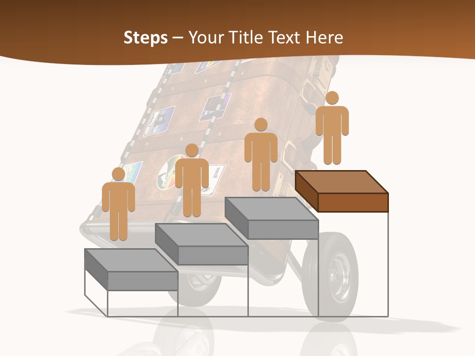 Traveler Rendered Bag PowerPoint Template