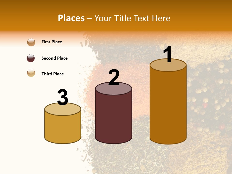 Colors Food Taste PowerPoint Template