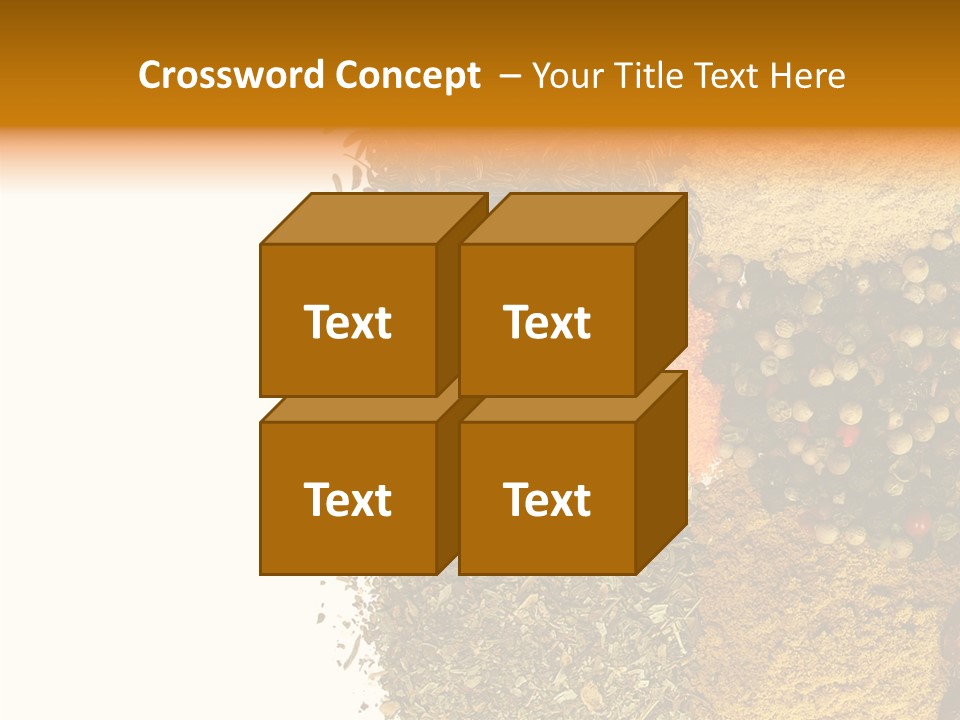 Colors Food Taste PowerPoint Template