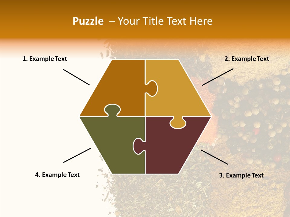 Colors Food Taste PowerPoint Template