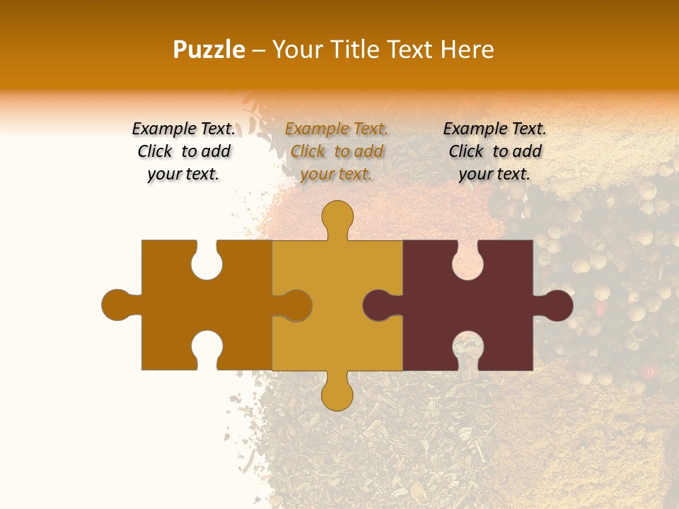 Colors Food Taste PowerPoint Template