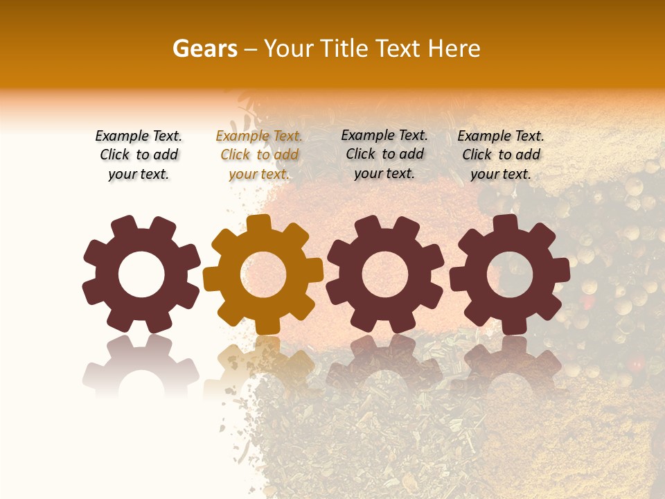 Colors Food Taste PowerPoint Template