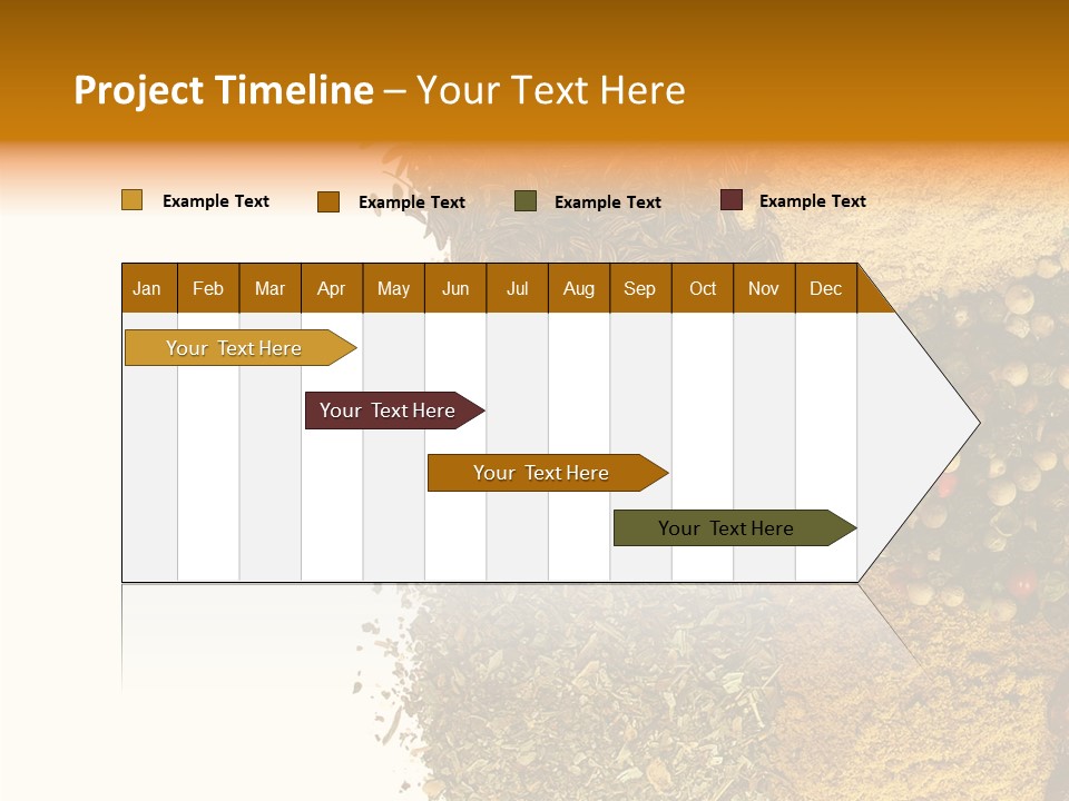 Colors Food Taste PowerPoint Template