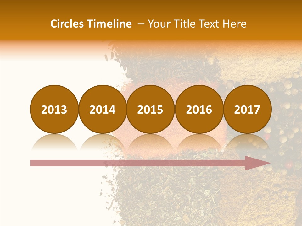 Colors Food Taste PowerPoint Template