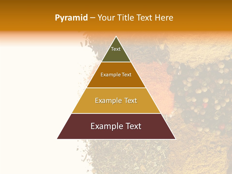 Colors Food Taste PowerPoint Template