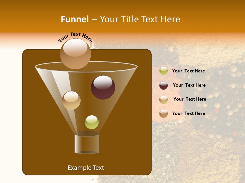 Colors Food Taste PowerPoint Template