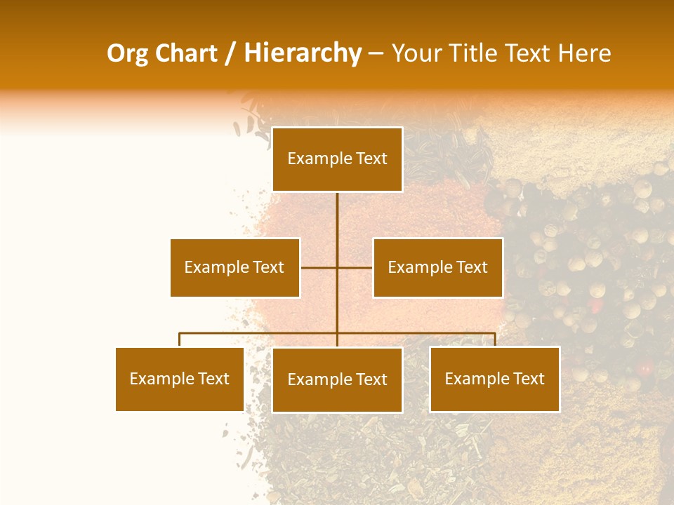 Colors Food Taste PowerPoint Template