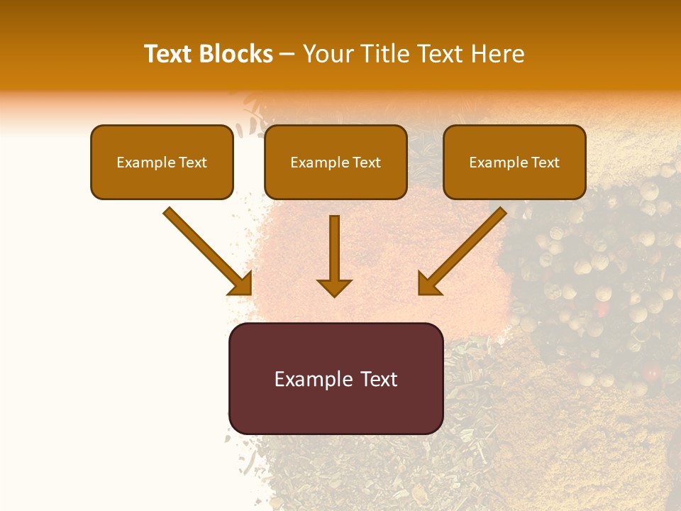 Colors Food Taste PowerPoint Template